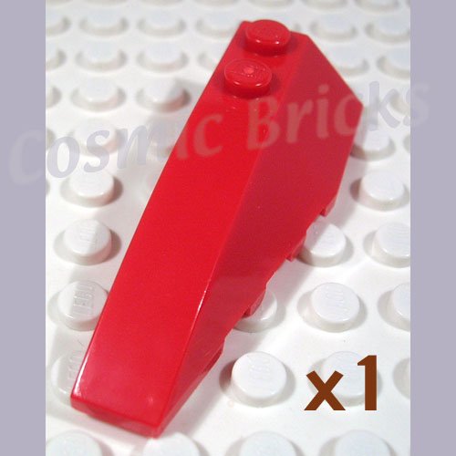 LEGO Red Wedge 6x2 Left 4286467 41748 (single,N)