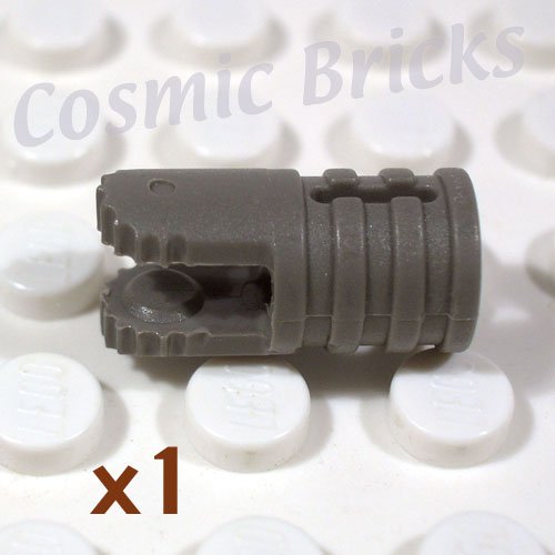 LEGO Dark Gray Hinge Cylinder 1x2 Locking 2 Fingers Axle Hole On Ends 4142725 30561 (single,U)