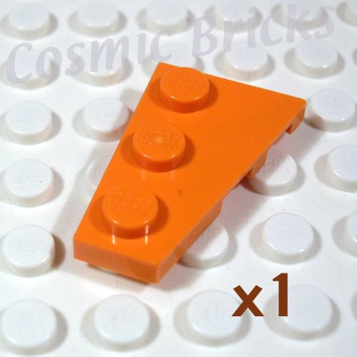 LEGO Orange Wedge Plate 3x2 Left 4180540 43723 (single,N)