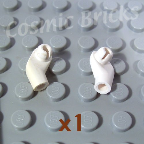 LEGO White Arm (Matching Left and Right) Pair (single,U)