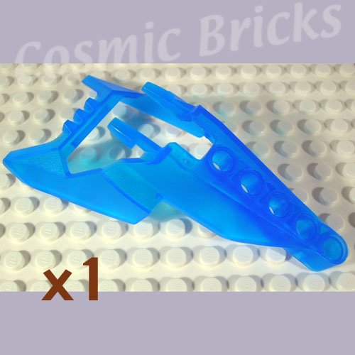 LEGO Trans Dark Blue Bionicle Head Connector Block Eye Brain Stalk Vahki x1190 (single,N)