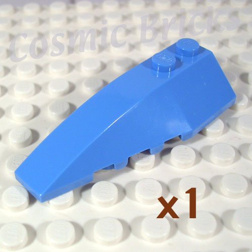 LEGO Medium Blue Wedge 6x2 Left 4160137 41748 (single,N)