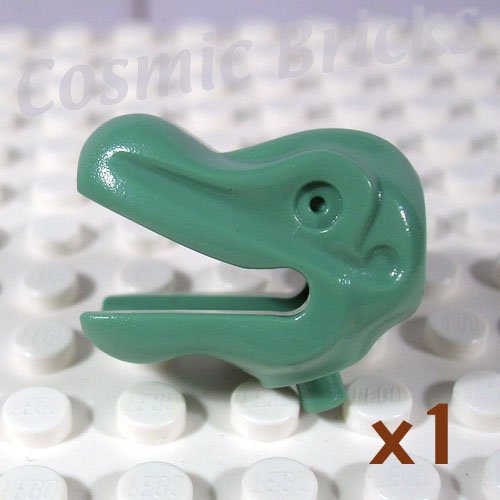 LEGO Sand Green Dinosaur Head Small (single,N)