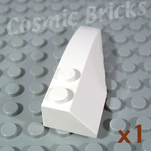 LEGO White Wedge 6x2 Right 4160101 41747 (single,N)