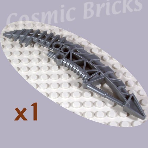 LEGO Flat Silver Bionicle Weapon Vahki Staff of Loyalty Bordakh 4227883 47337 (single,N)