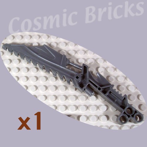 LEGO Flat Silver Bionicle Weapon Vahki Staff of Confusion Keerakh 4227491 47335 (single,N)