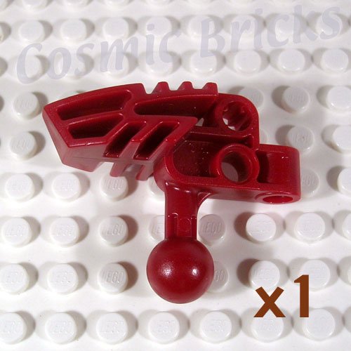 LEGO Dark Red Bionicle Head Connector Block Vahki 4289835 47332 (single,N)