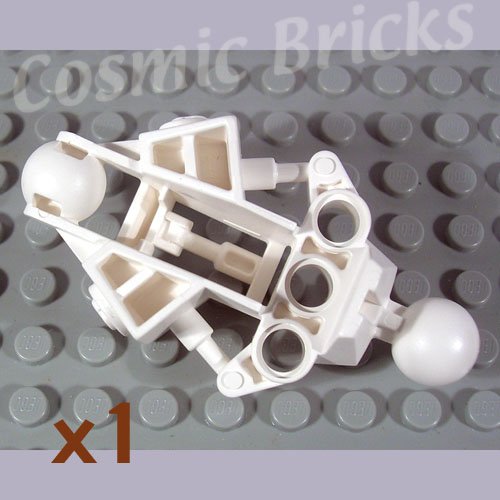 LEGO White Bionicle Vahki Leg Lower Section 4289378 47328 (single,N)