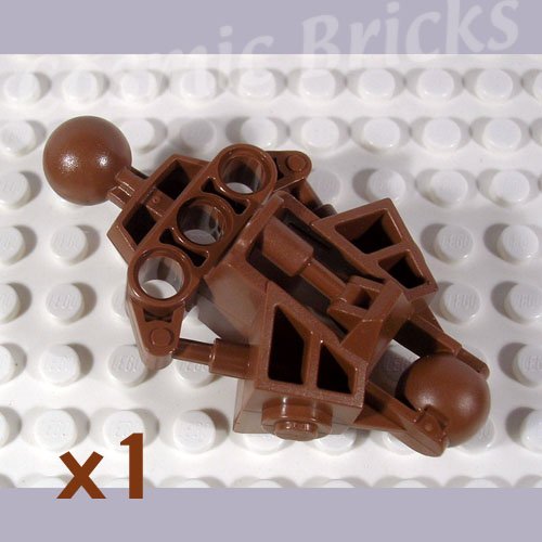 LEGO Dark Flesh Bionicle Vahki Leg Lower Section 4289384 47328 (single,N)