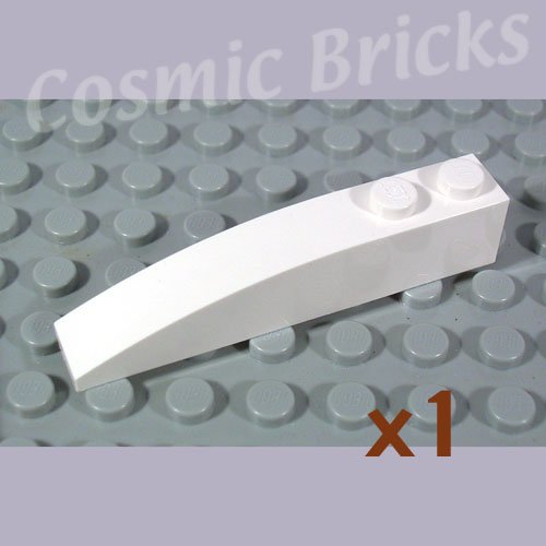 LEGO White Slope Curved 6x1 4160387 42022 (single,N)