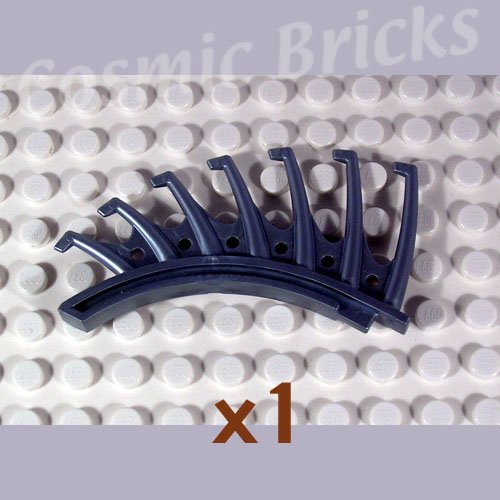 LEGO Flat Silver Bionicle Rahkshi Back Blade 7 pointed Guurahk 44147 (single,N)