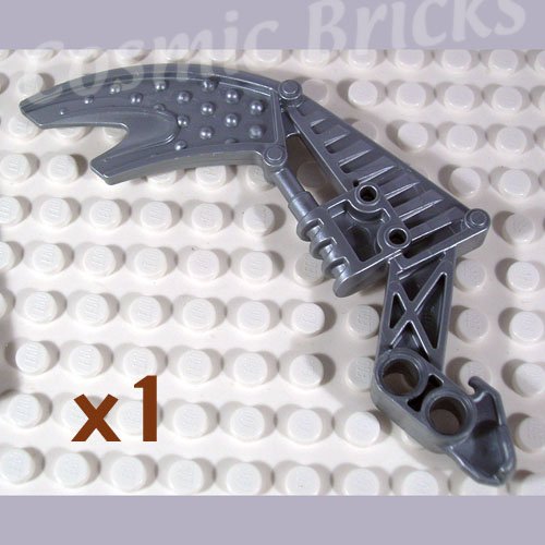 LEGO Flat Silver Bionicle Visorak Fang 2 Pin Holes Vohtarak 50918 (single,N)