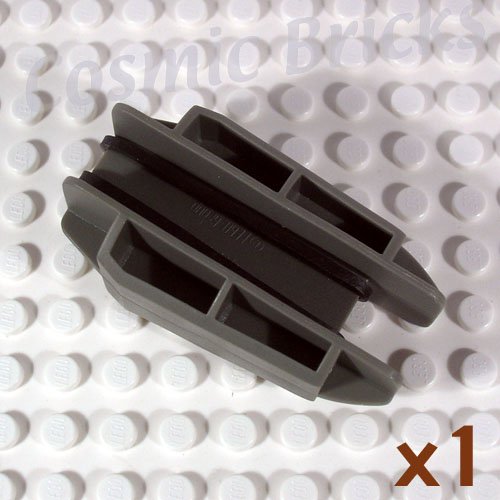 LEGO Dark Gray Rubber Band Belt Holder 6x3x3 40607 (single,N)