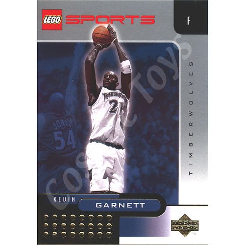 LEGO Upper Deck Kevin Minnesota Timberwolves Gold Leaf trading card