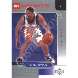 LEGO Upper Deck Allan Houston New York Knicks Chrome trading card