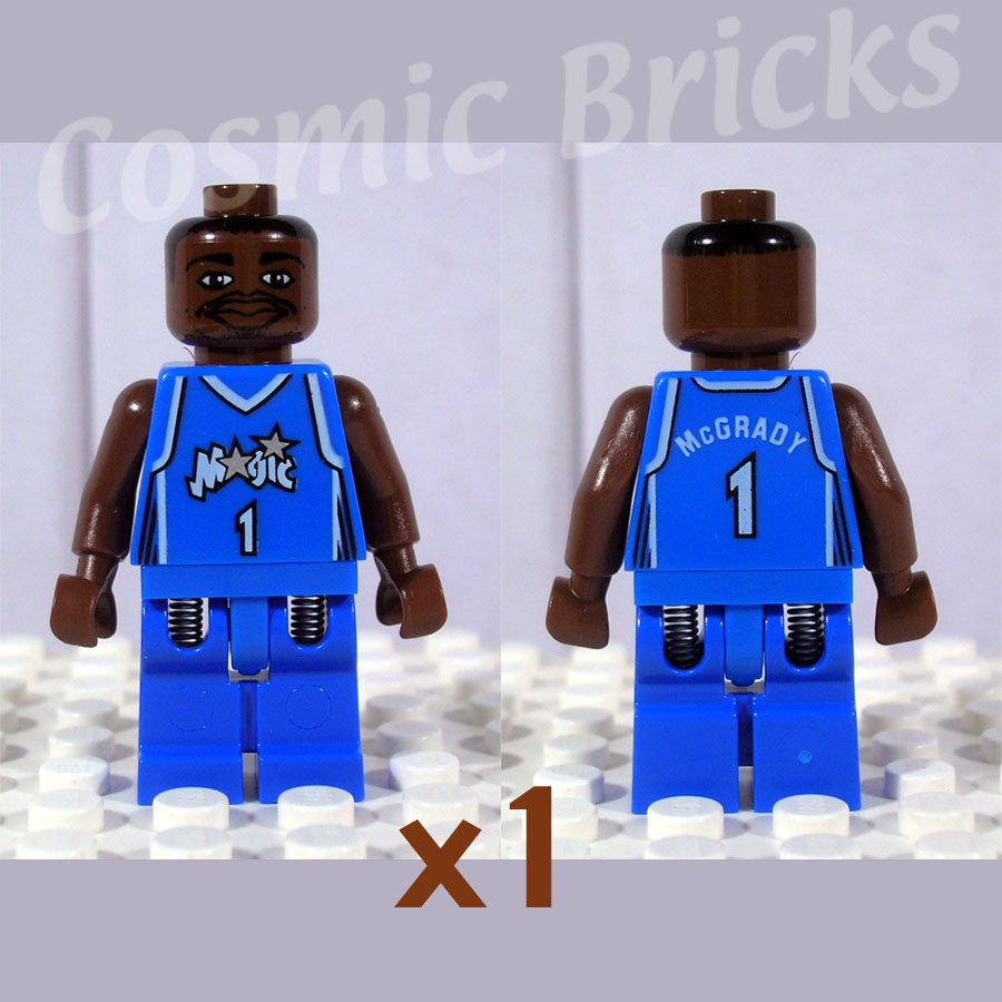 LEGO NBA Tracy McGrady Orlando Magic #1 minifigure (single,N)