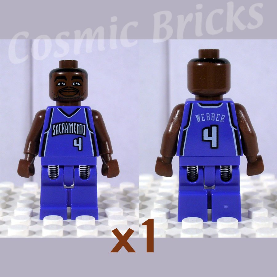 LEGO NBA Chris Webber, Sacramento Kings #4 minifigure (single,N)