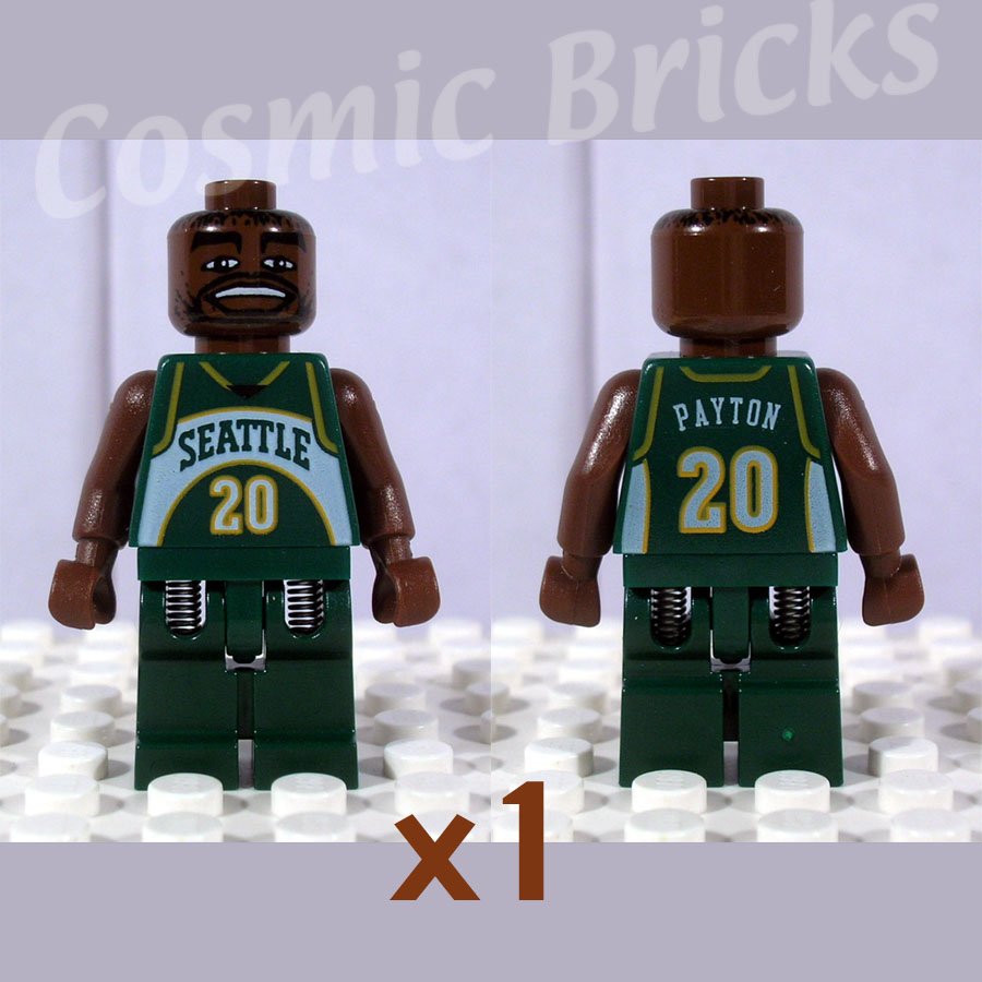 LEGO NBA Gary Payton Seattle SuperSonics #20 minifigure (single,N)
