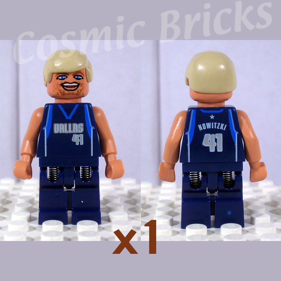 LEGO NBA Dirk Nowitzki Dallas Mavericks #41 minifigure (single,N)