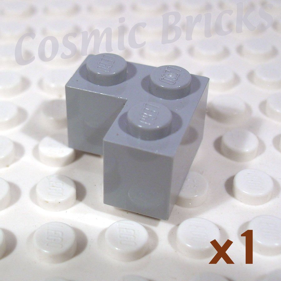 LEGO Light Bluish Gray Brick 2x2 Corner 4211349 2357 (single,N)