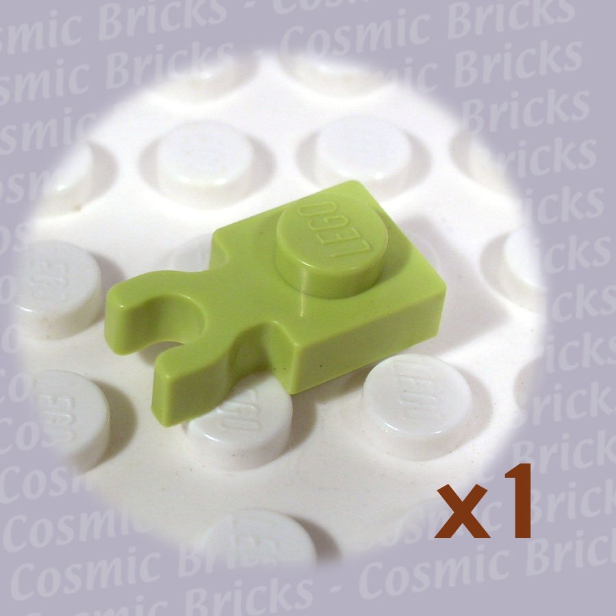 LEGO Medium Lime Plate Modified 1x1 Clip Vertical 4262029 4085 (single,N)