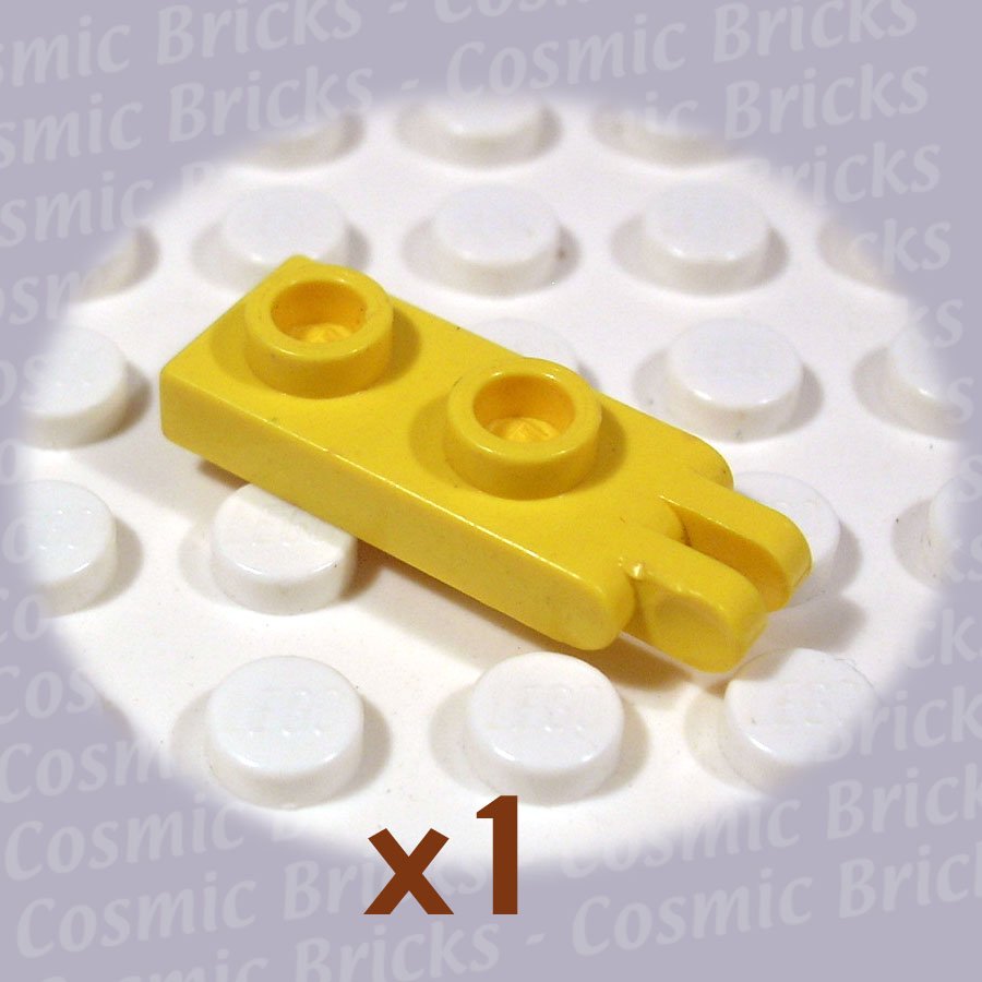LEGO Yellow Hinge Plate 1x2 2 Fingers 4276 (single,U)