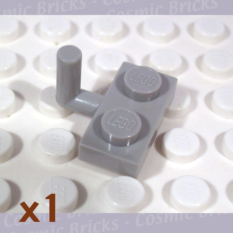 LEGO Light Gray Plate Modified 1x2 Arm Up 462302 4623 (single,N)