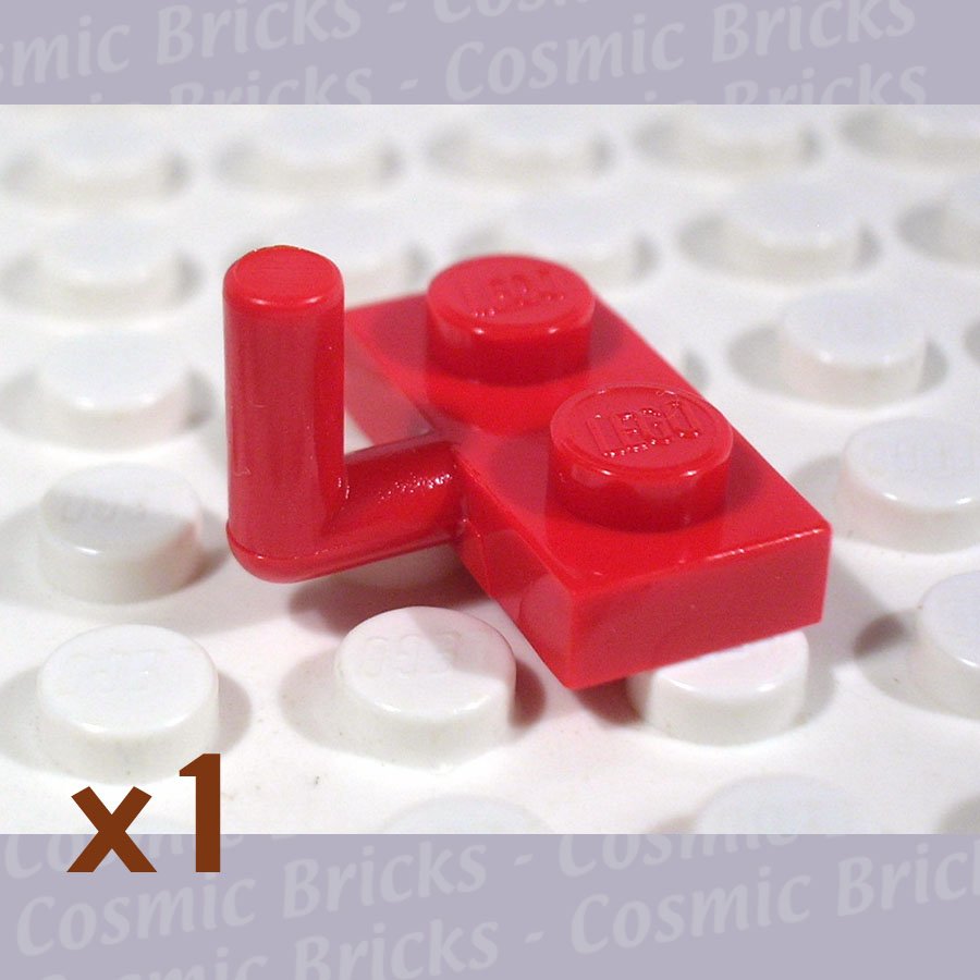 LEGO Red Plate Modified 1x2 Arm Up 462321 4623 (single,N)