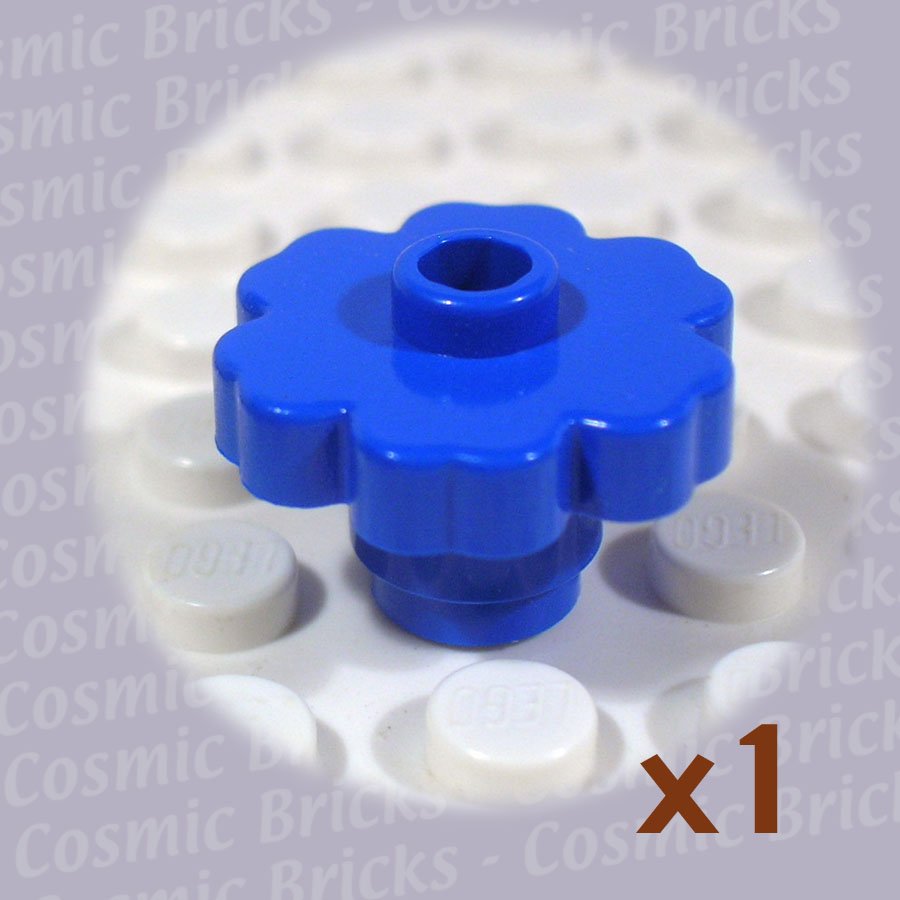 LEGO Blue Plant Flower 2x2 Rounded 472823 4728 (single,N)