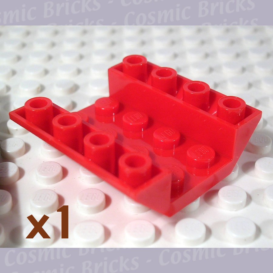 LEGO Bright Red Slope Inverted 45 4x4 Double 4603489 4854 (single,N)