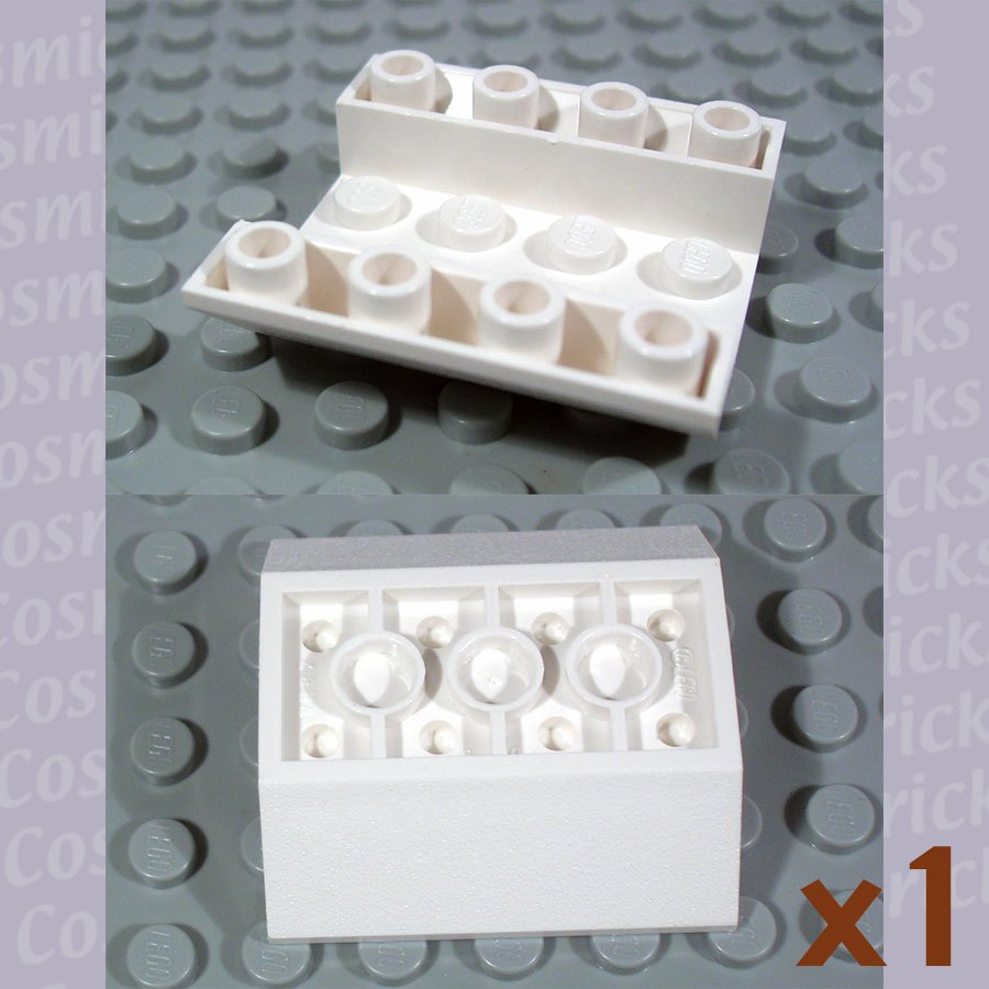 LEGO White Slope Inverted 45 4x4 Double 4289569 4854 (single,N)