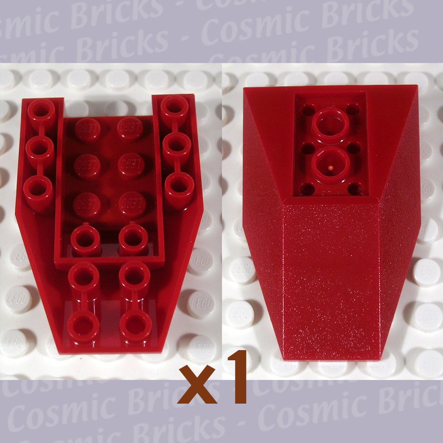 LEGO Dark Red Wedge 6x4 Triple Inverted 4856154 4856 (single,N)