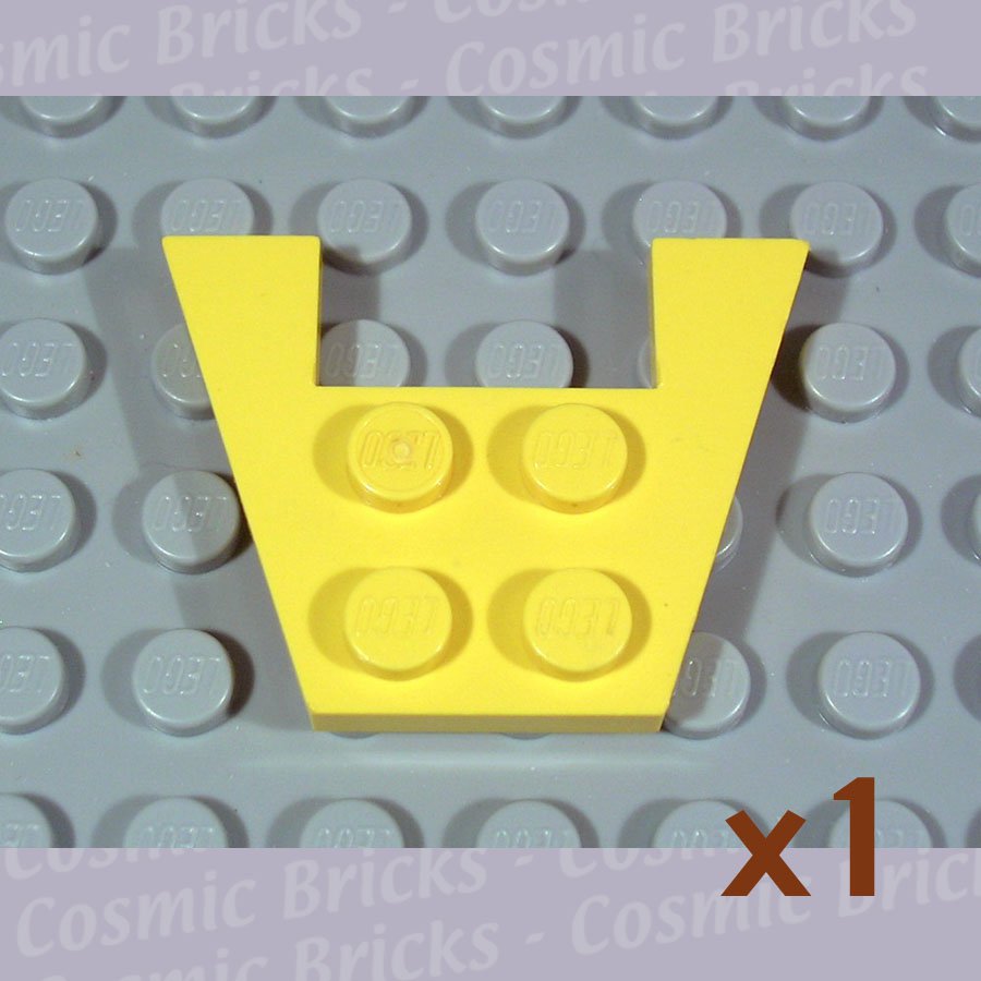 LEGO Yellow Wedge Plate 3x4 without Stud Notches 4859 (single,U)