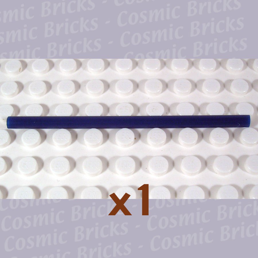 LEGO Dark Blue Hose Rigid 6.4mm D 8L 4495367 (single,N)