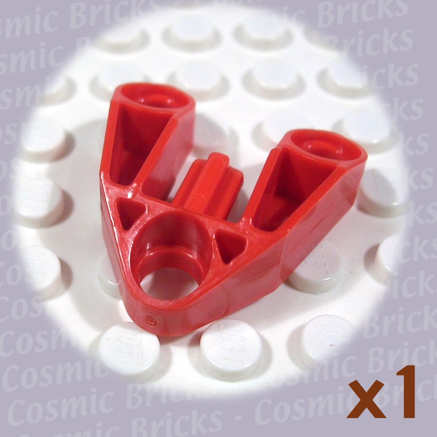 LEGO Bright Red Technic Pin Connector 3x3 Axle 4186853 4249268 32175 (single,N)