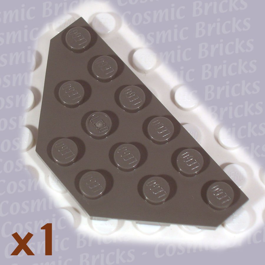LEGO Dark Gray Wedge Plate 3x6 Cut Corners 4143042 2419 (single,N)