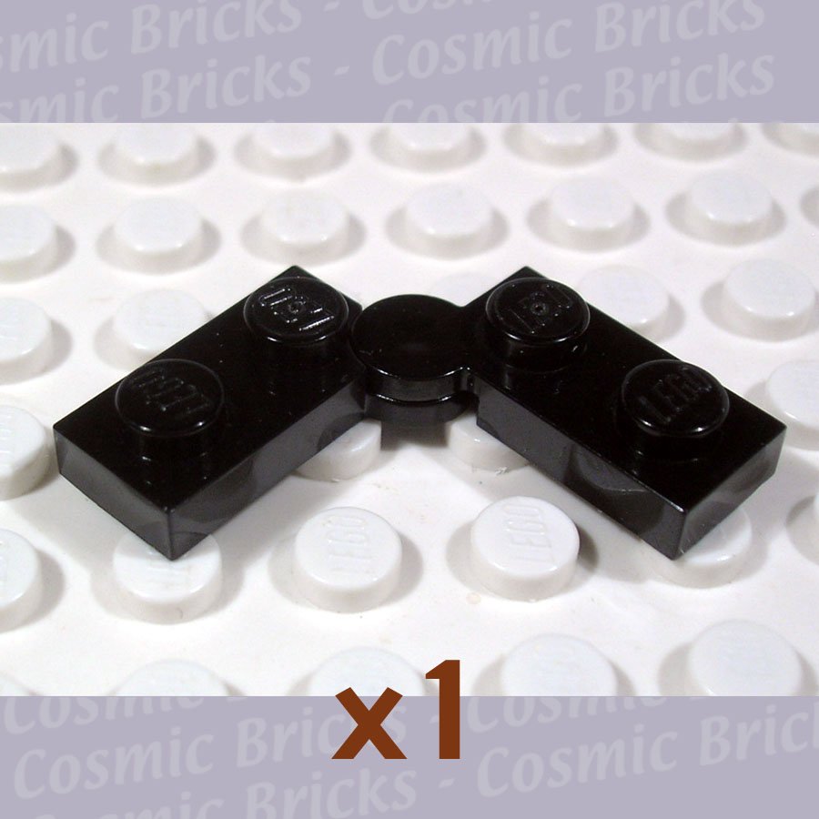 LEGO Black Hinge Plate 1x4 74011 (single,U)