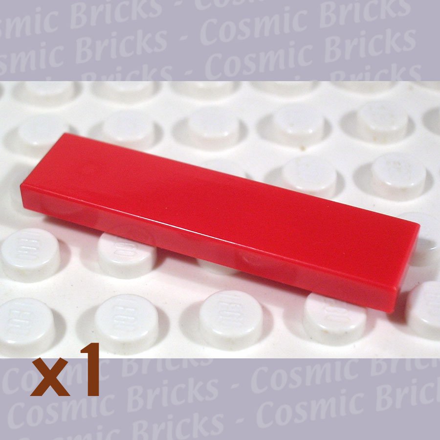 LEGO Red Tile 1x4 243121 2431 (single,N)