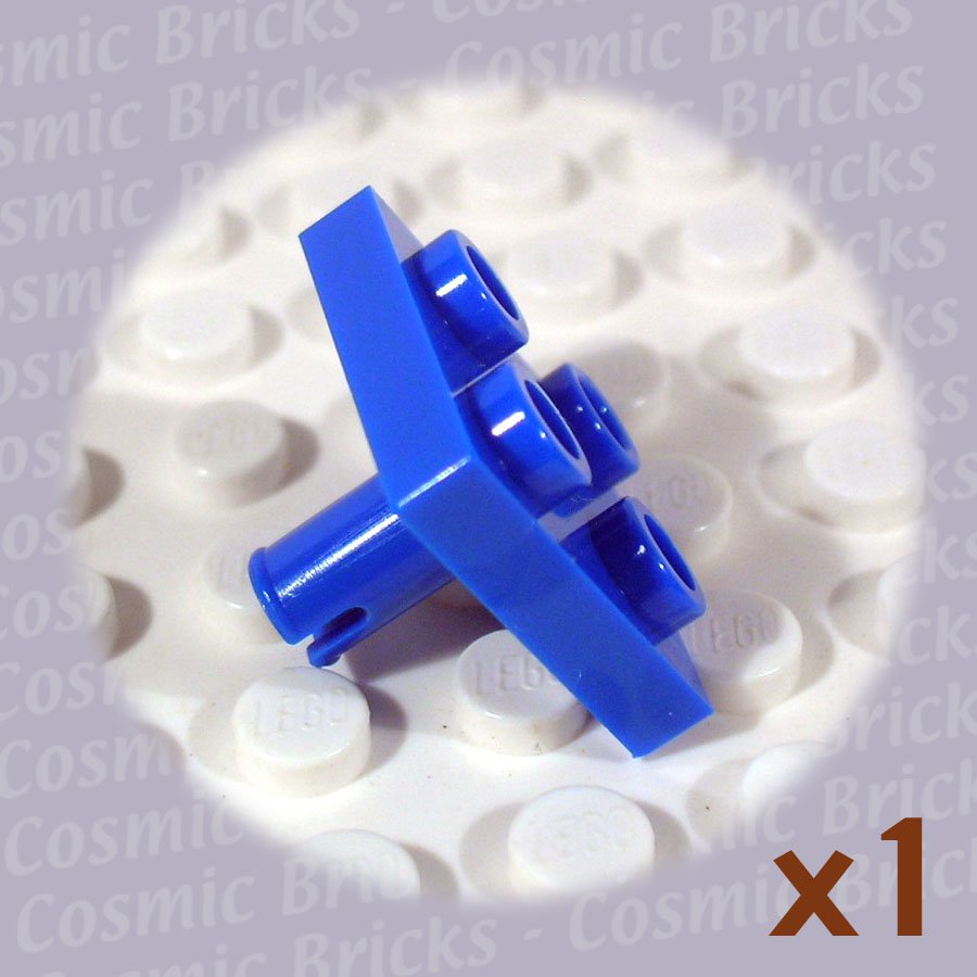 LEGO Blue Plate Modified 2x2 Pin Bottom 4170321 4237078 2476 (single,N)
