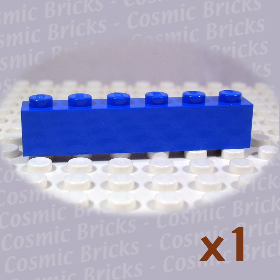 LEGO Blue Brick 1x6 300923 3009 (single,U)