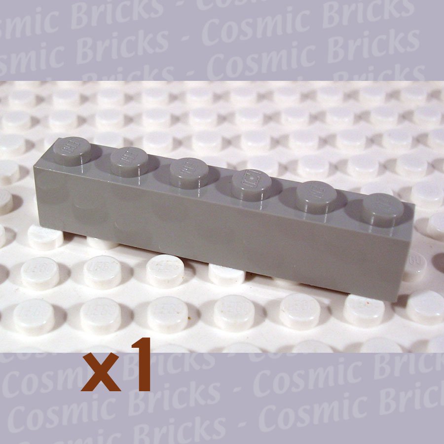 LEGO Light Gray Brick 1x6 300902 3009 (single,N)