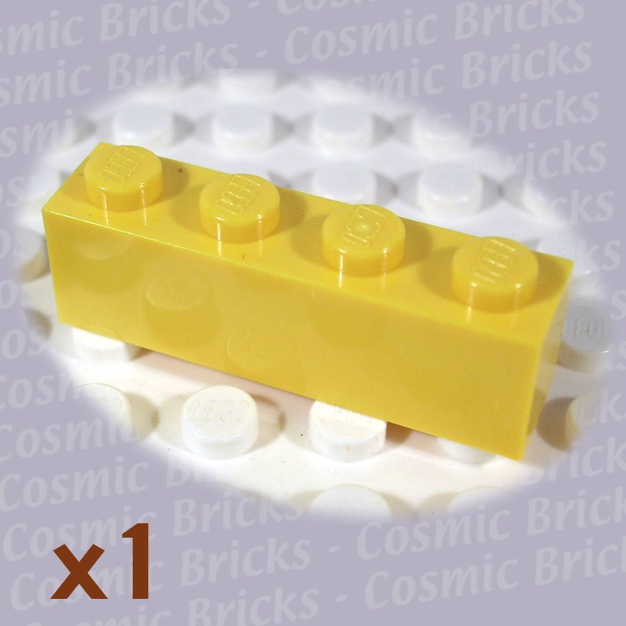 LEGO Yellow Brick 1x4 301024 3010 (single,N)