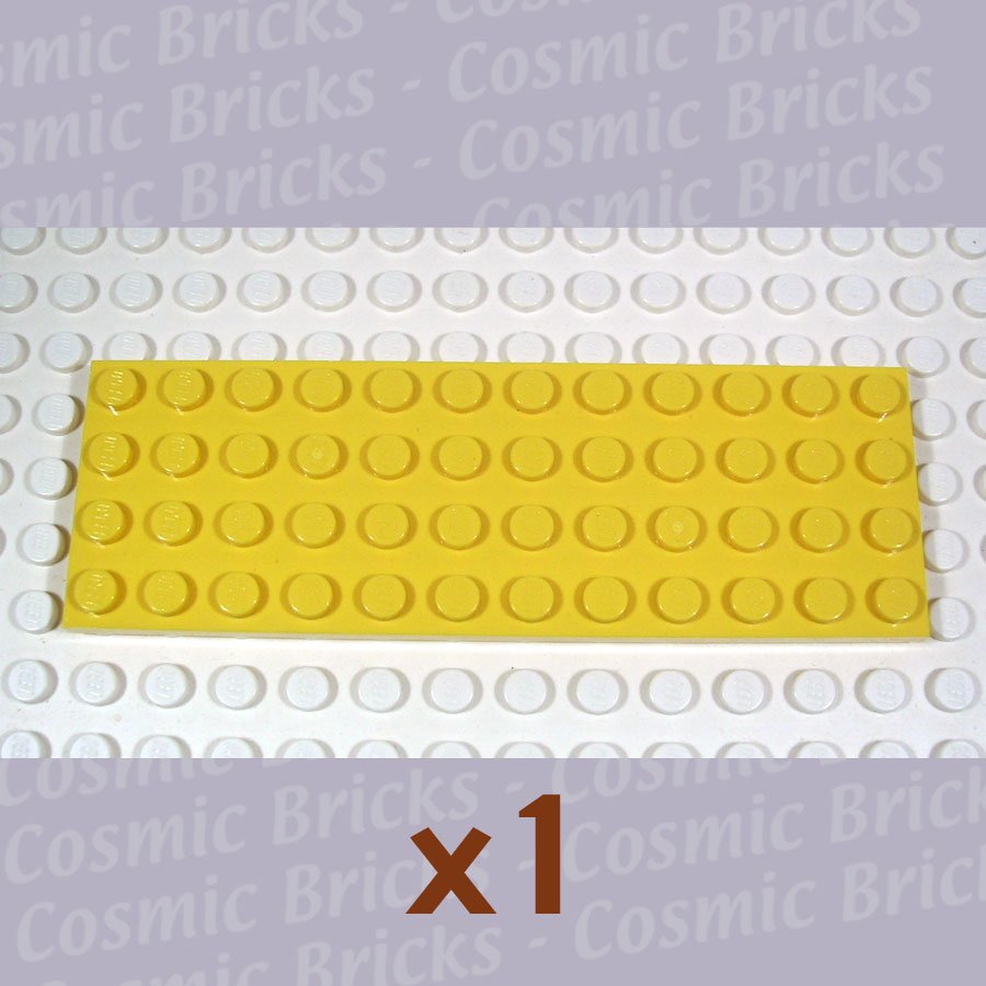 LEGO Yellow Plate 4x12 302924 3029 (single,N)