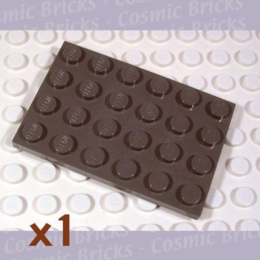 LEGO Dark Gray Plate 4x6 4116853 3032 (single,U)