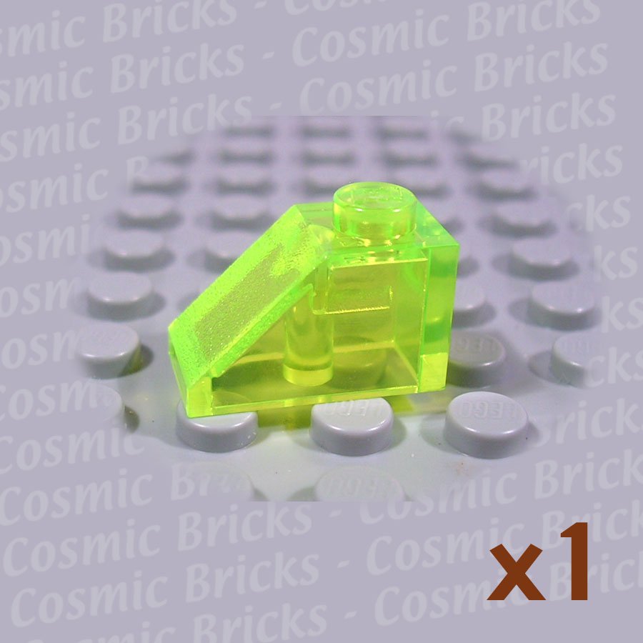 LEGO Trans-Fluorescent Green Slope 45 2x1 4544094 3040 (single,N)