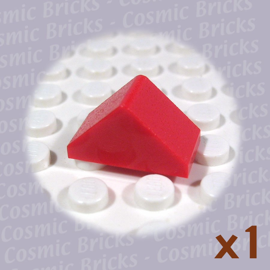 LEGO Red Slope 45 2x1 Double 4157124 3044 (single,N)