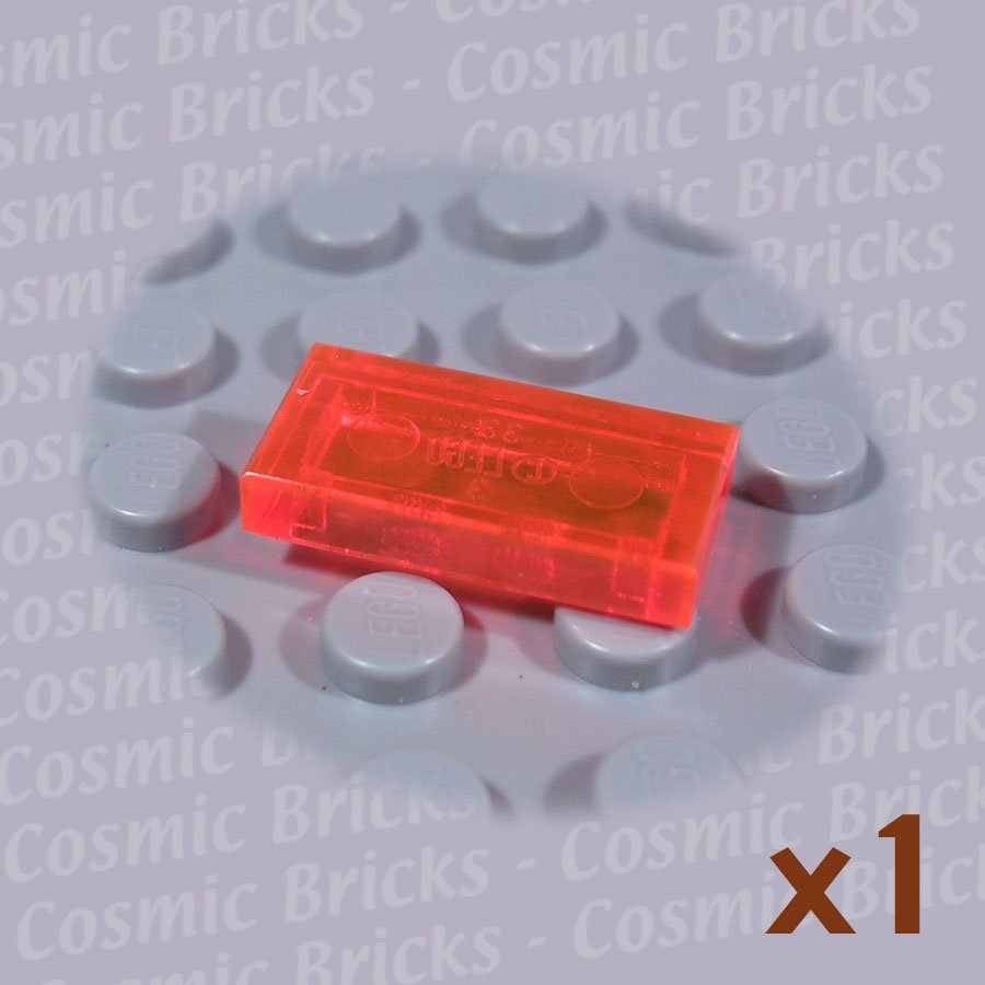 LEGO Trans-Neon Orange Tile 1x2 4204537 3069 (single,N)
