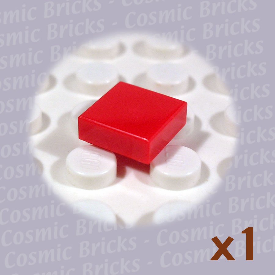 LEGO Red Tile 1x1 3070b 30039 307021 (single,N)