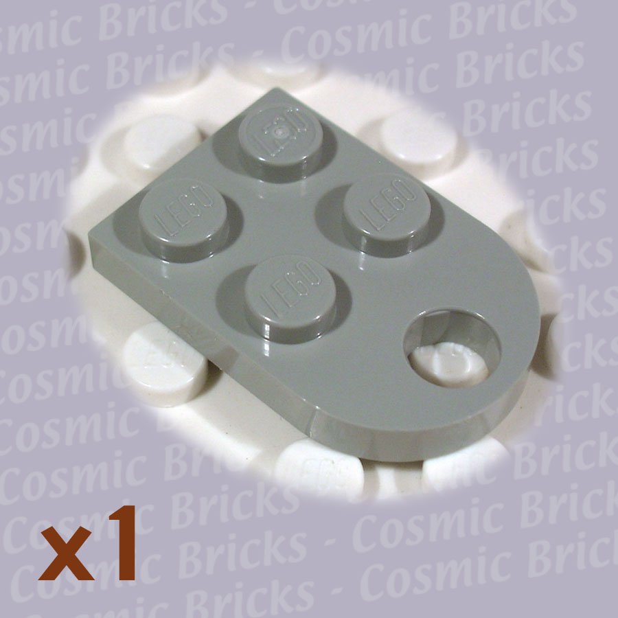 LEGO Light Gray Plate Modified 3x2 with Hole 317602 3176 (single,N)