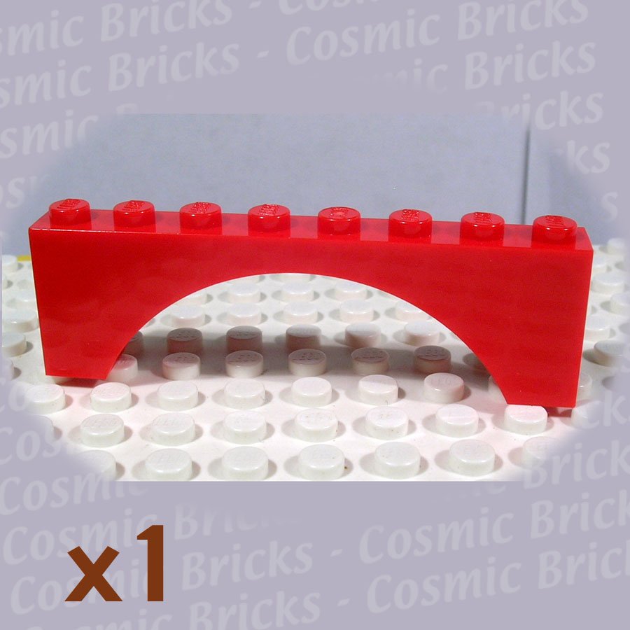 LEGO Red Brick Arch 1x8x2 4249187 3308 (single,N)